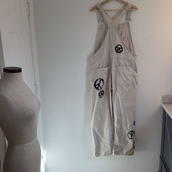 Free People Ziggy Overalls Peace Sign - Picture 10 of 15